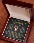 To My Daughter - Forever Love Necklace Gift