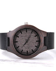 To My Dad - Wood Watch with Engraving Gift