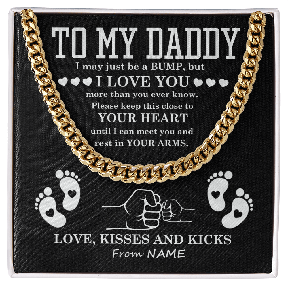 To My Dad - Cuban Link Chain Gift