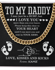 To My Dad - Cuban Link Chain Gift