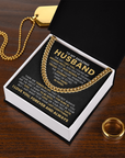 To My Husband - Cuban Link Chain Gift
