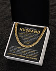 To My Husband - Cuban Link Chain Gift