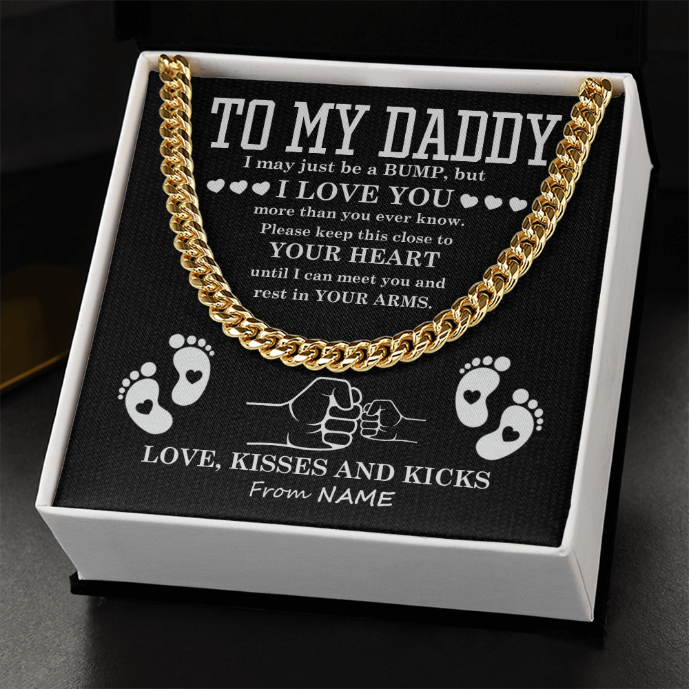 To My Dad - Cuban Link Chain Gift