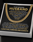 To My Husband - Cuban Link Chain Gift