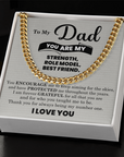 To My Dad - Cuban Link Chain Gift