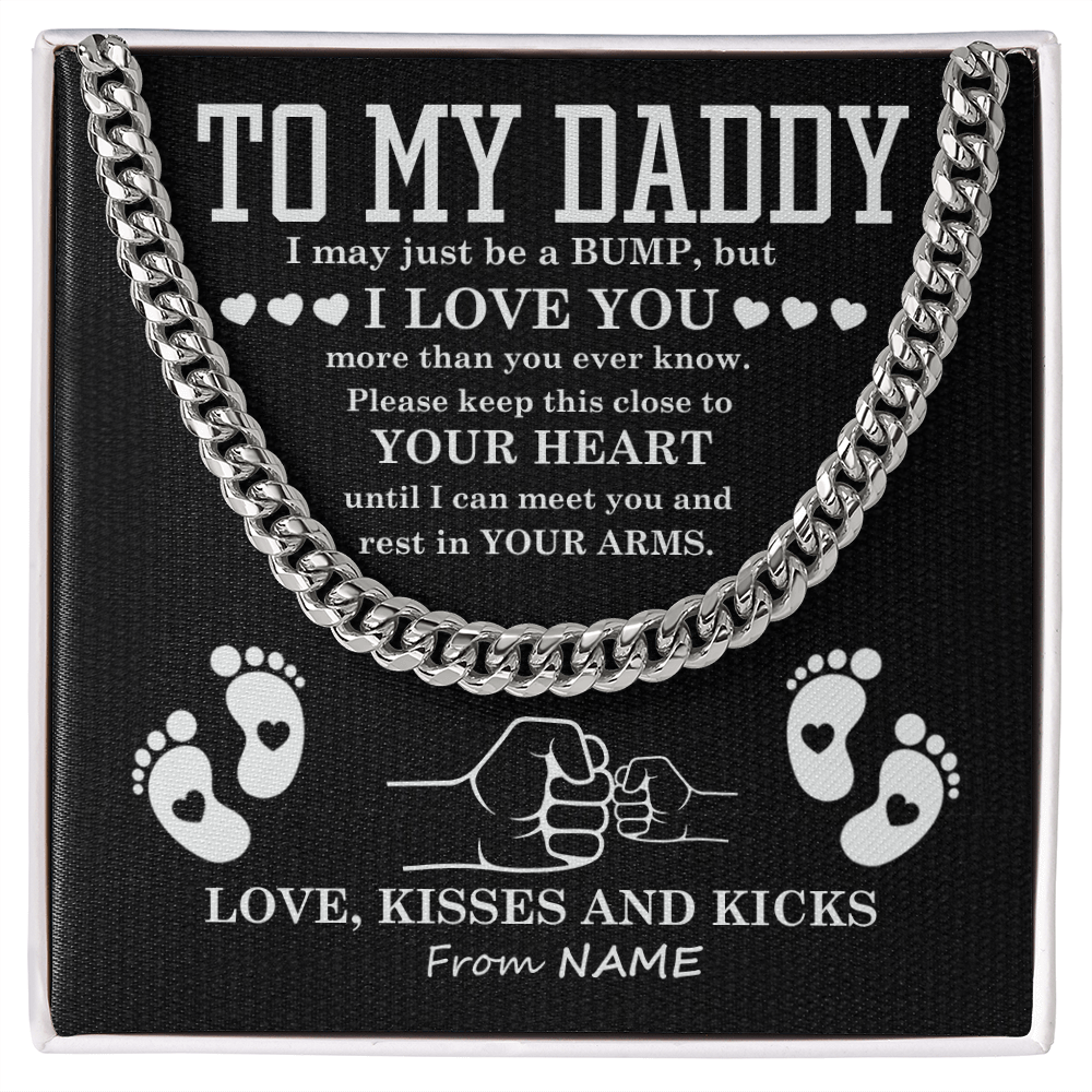 To My Dad - Cuban Link Chain Gift