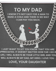 To My Dad - Cuban Link Chain Gift