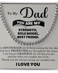 To My Dad - Cuban Link Chain Gift