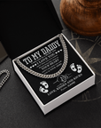 To My Dad - Cuban Link Chain Gift