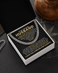 To My Husband - Cuban Link Chain Gift