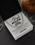 To My Dad - Cuban Link Chain Gift
