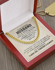 To My Husband - Cuban Link Chain Gift