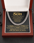 To My Son - Cuban Link Chain Gift
