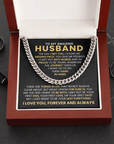 To My Husband - Cuban Link Chain Gift