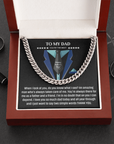 To My Dad - Cuban Link Chain Gift