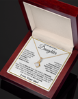 To My Daughter - Forever Love Necklace Gift From Dad