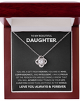 To My Daughter - Love Knot Necklace