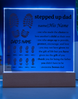 To My Dad - Acrylic Square Plaque Gift