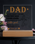 To My Dad - Acrylic Square Plaque Gift