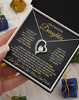 To My Daughter - Forever Love Necklace Gift