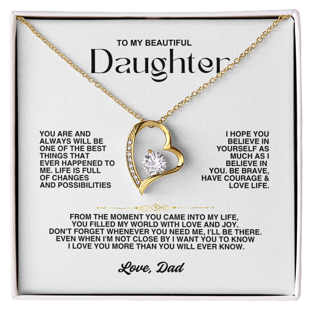 To My Daughter - Love Dad - Beautiful Gift Set - LK015