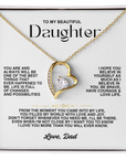To My Daughter - Love Dad - Beautiful Gift Set - LK015