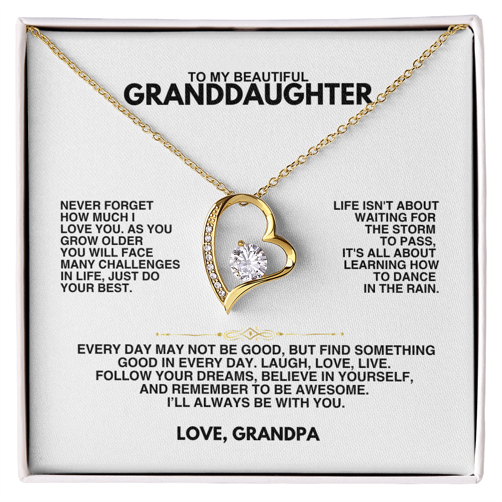 To My Granddaughter - Personalized Beautiful Gift Set - LK012GD2