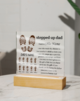 To My Dad - Acrylic Square Plaque Gift