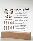 To My Dad - Acrylic Square Plaque Gift