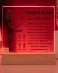 To My Dad - Acrylic Square Plaque Gift