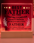 To My Dad - Acrylic Square Plaque Gift