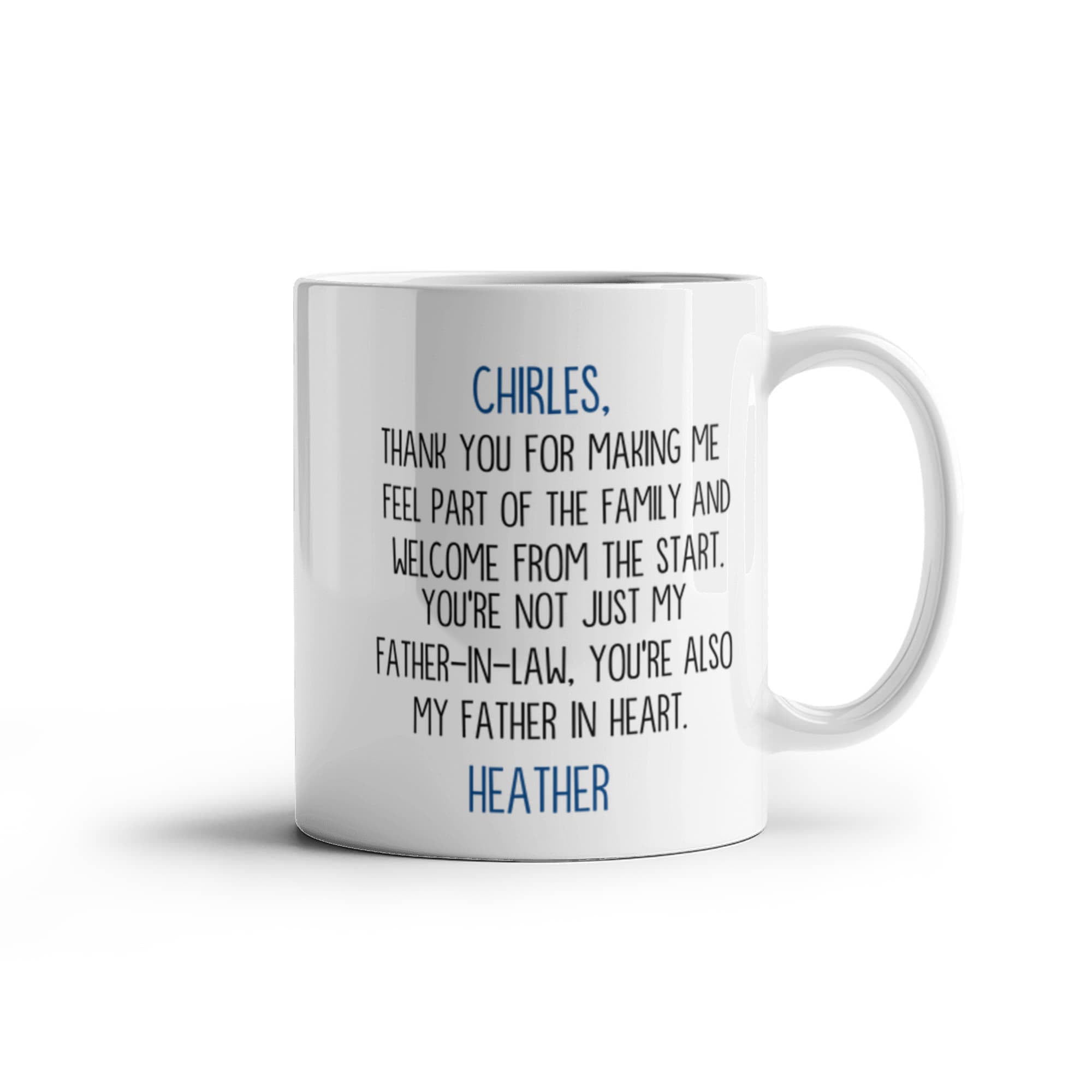 To My Dad - White Ceramic Mug