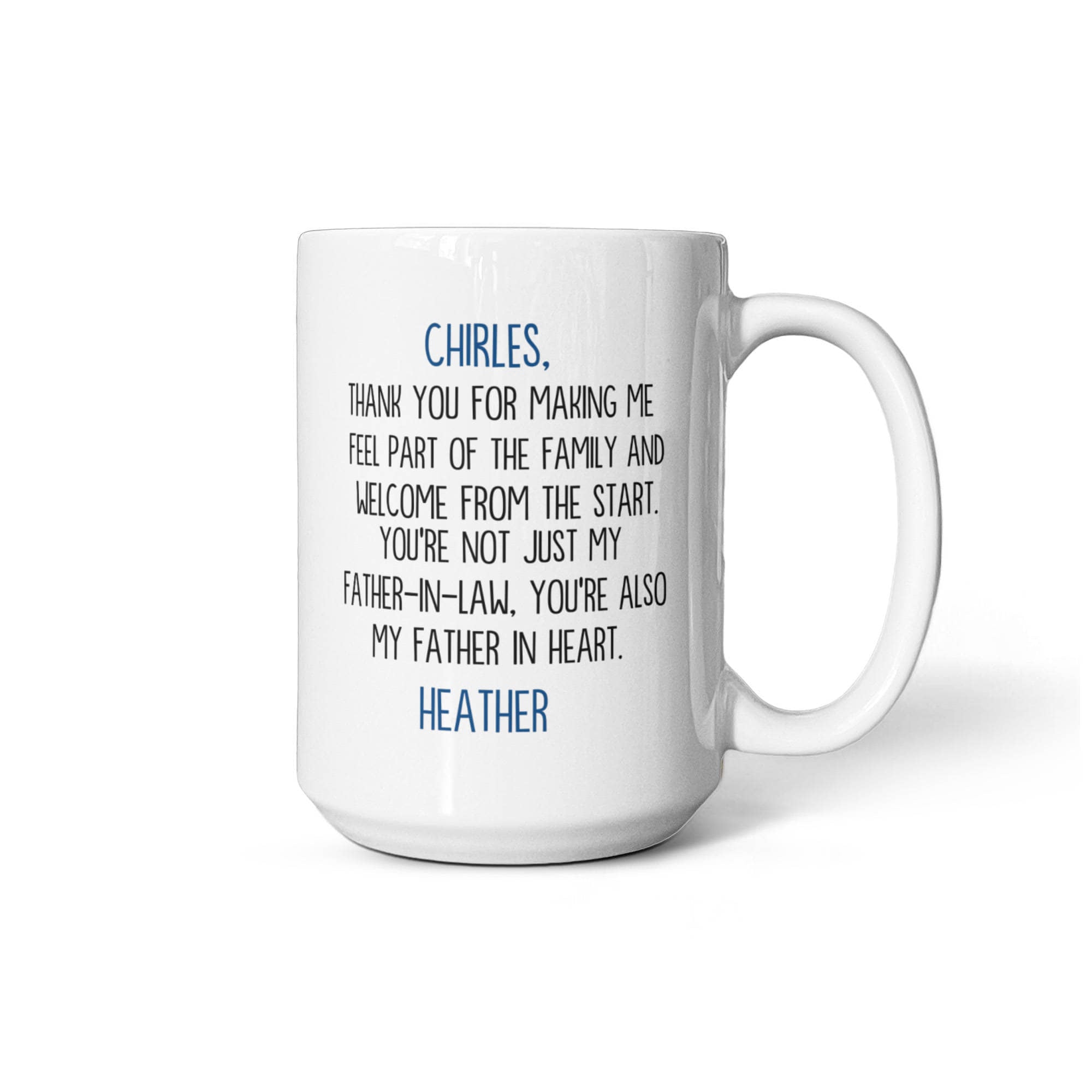 To My Dad - White Ceramic Mug