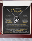 To My Daughter - Forever Love Necklace Gift