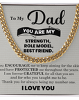 To My Dad - Cuban Link Chain Gift