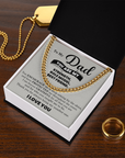To My Dad - Cuban Link Chain Gift