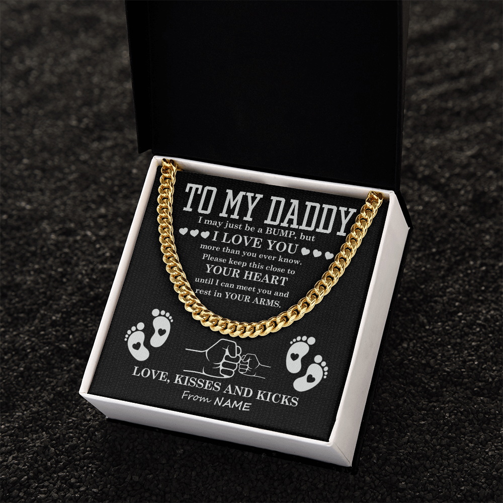 To My Dad - Cuban Link Chain Gift