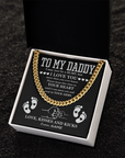 To My Dad - Cuban Link Chain Gift