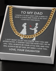 To My Dad - Cuban Link Chain Gift