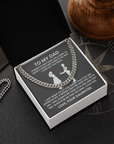 To My Dad - Cuban Link Chain Gift