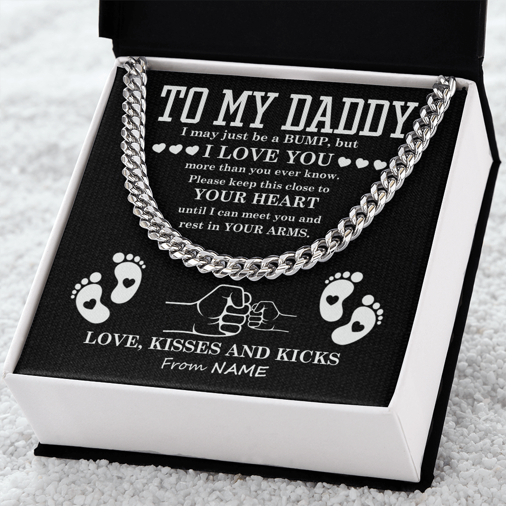 To My Dad - Cuban Link Chain Gift