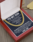 To My Son - Cuban Link Chain Gift