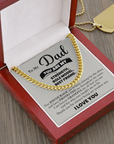 To My Dad - Cuban Link Chain Gift