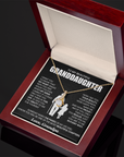 To My Granddaughter - Alluring Beauty Necklace Gift