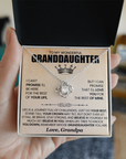 To My Granddaughter - Love Knot Necklace Gift