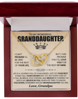To My Granddaughter - Interlocking Hearts Gift