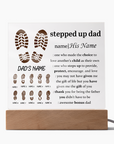 To My Dad - Acrylic Square Plaque Gift