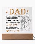 To My Dad - Acrylic Square Plaque Gift