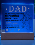 To My Dad - Acrylic Square Plaque Gift