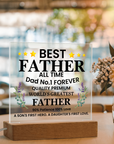 To My Dad - Acrylic Square Plaque Gift